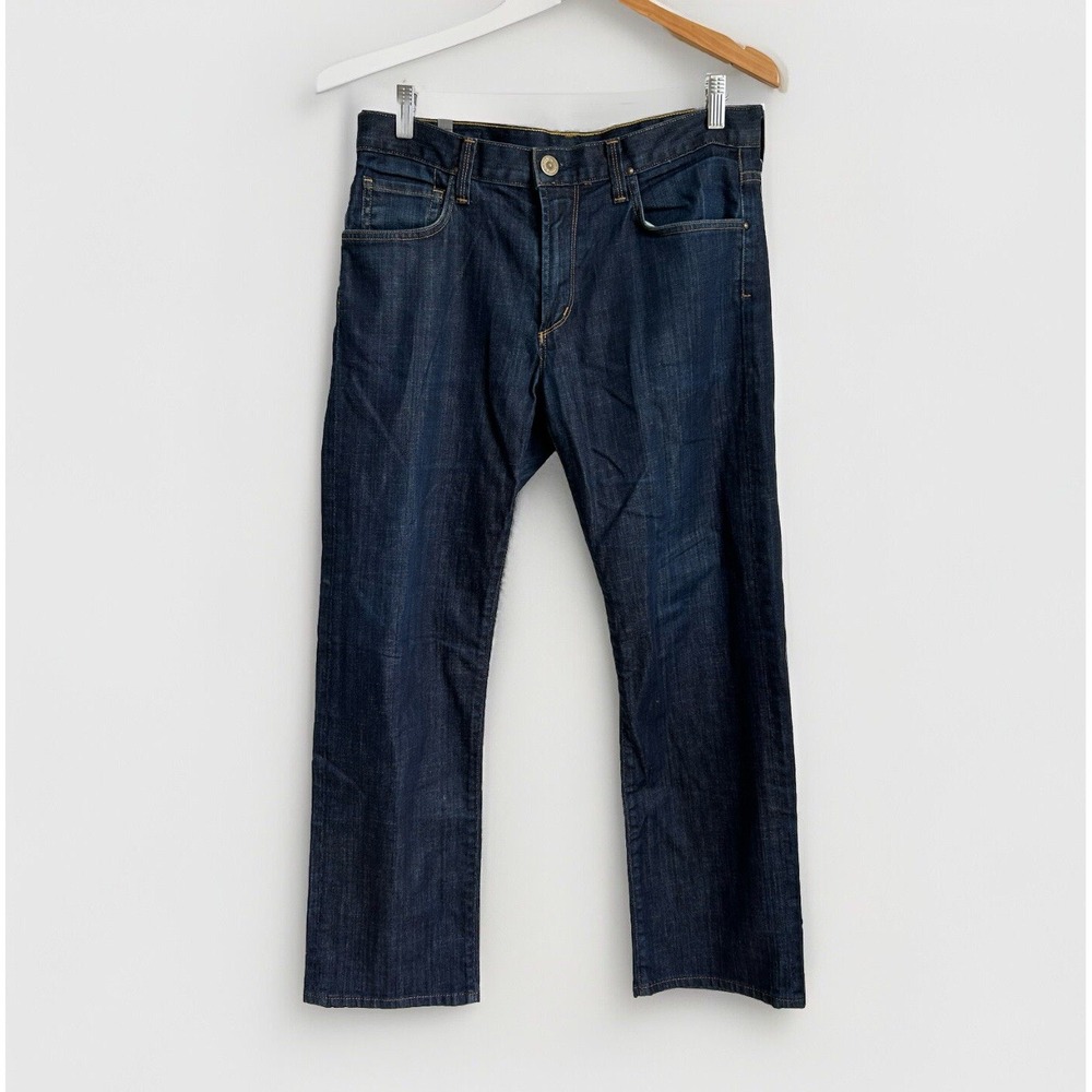 Citizens of Humanity Men's Blue Denim Jeans Size 33 Sid‎ Style Dark Wash